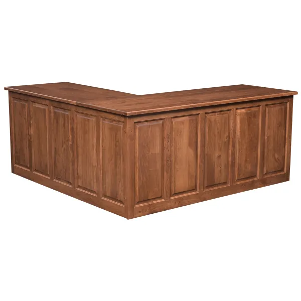 Amish Kingston L Corner Desk with Lift