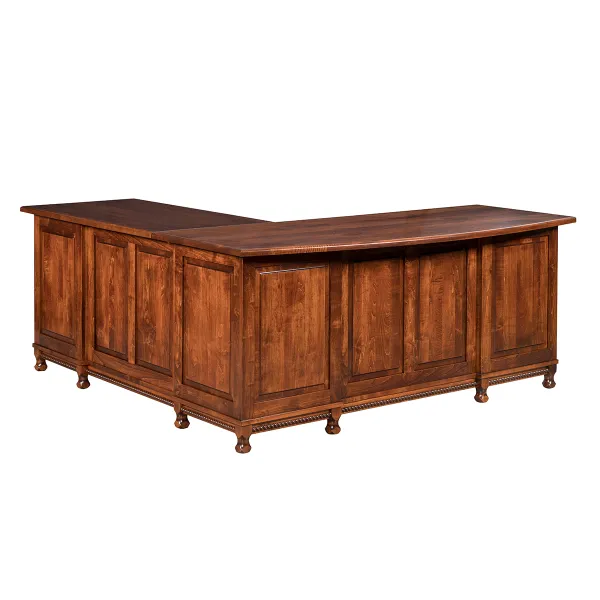 Amish Henry Stephens L Corner Desk with Lift