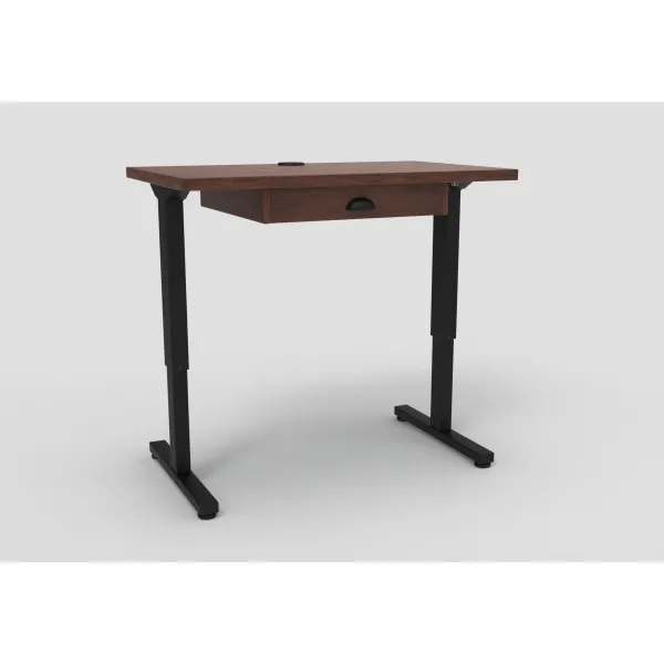 Amish Handmade Alexis Sit Stand Lift Desk 