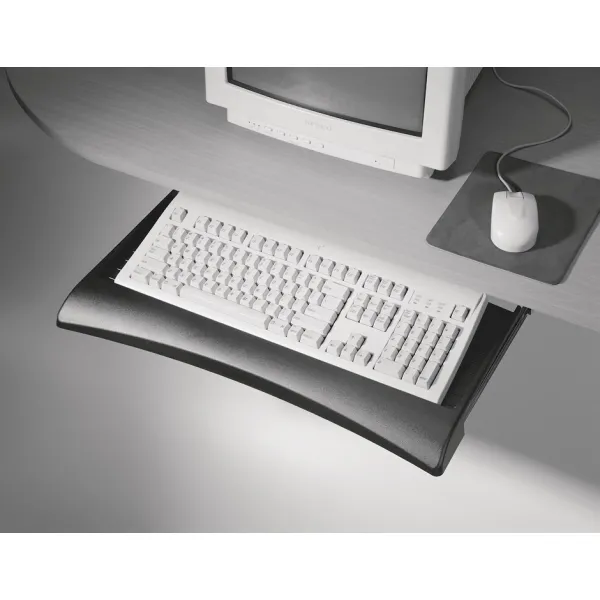 Keyboard Tray with Sloped Edge