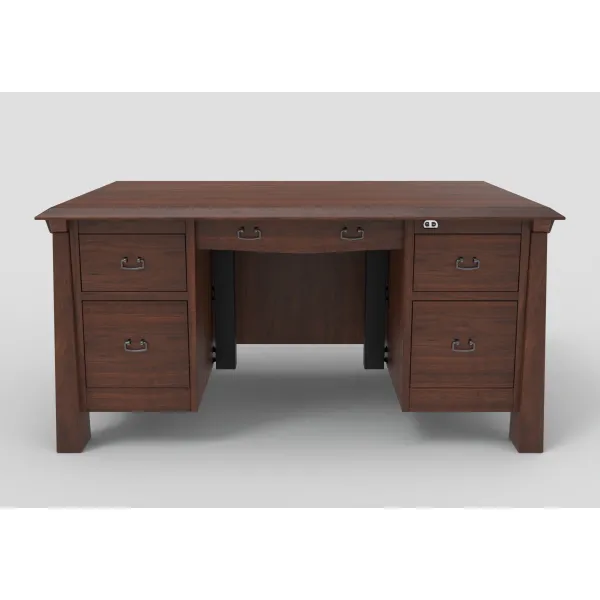 Artesa Sit-To-Stand Double Pedestal Desk
