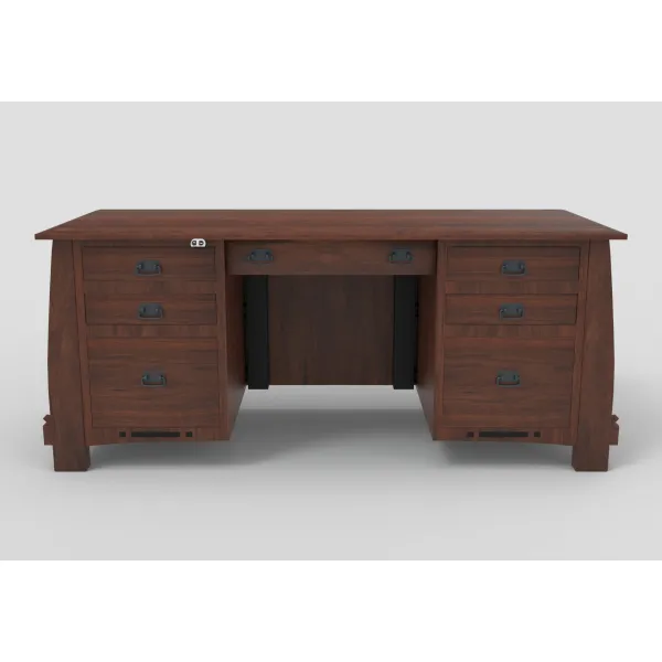 Colebrook Amish Built Executive Sit stand Adjustable Height Desk