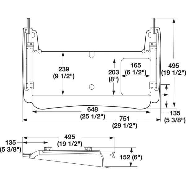 Accuride Standard Keyboard System - Model 200