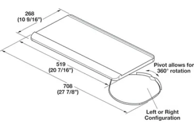 Keyboard Arm and Tray Combo Pack with Lift-N-Lock Adjustment