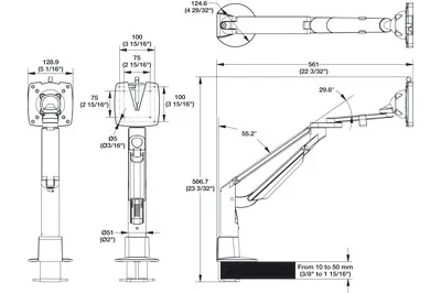 CLU Plus Arm for Large Monitors