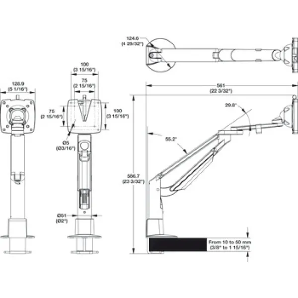 CLU Plus Arm for Large Monitors