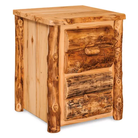 Fireside Rustic 2 Drawer File Cabinet