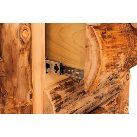 Fireside Rustic 2 Drawer File Cabinet