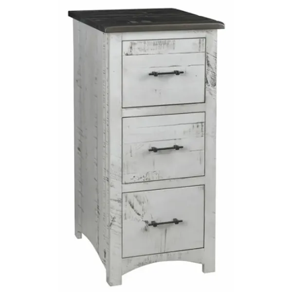 Barn Floor 3 Drawer File Cabinet