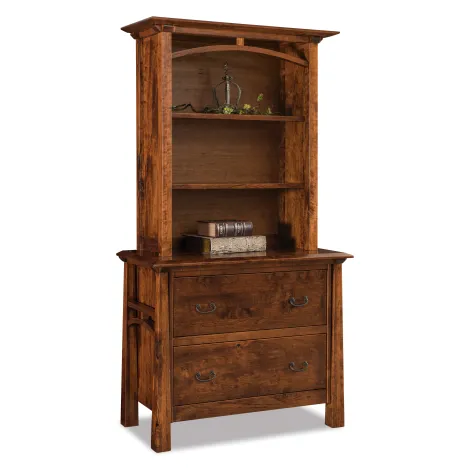 Artesa 2 Drawer Lateral File Cabinet with Bookcase