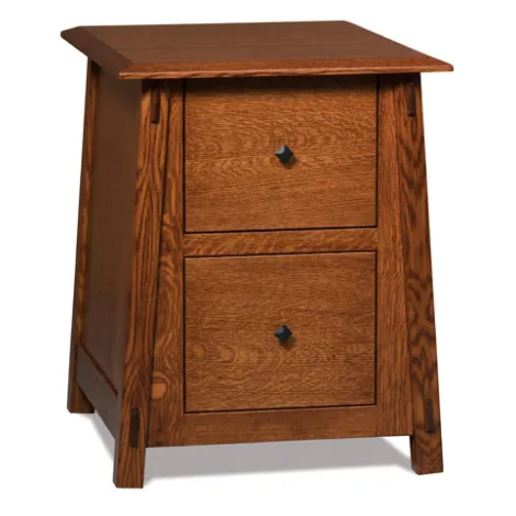 Colbran 2 Drawer File Cabinet with Unfinished Back