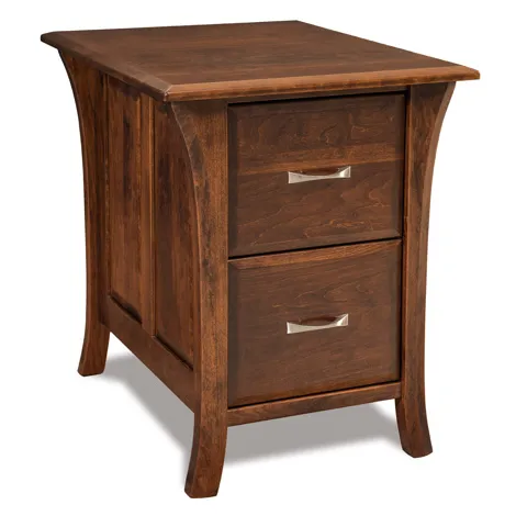 Ensenada 2 Drawer File Cabinet with Unfinished Back