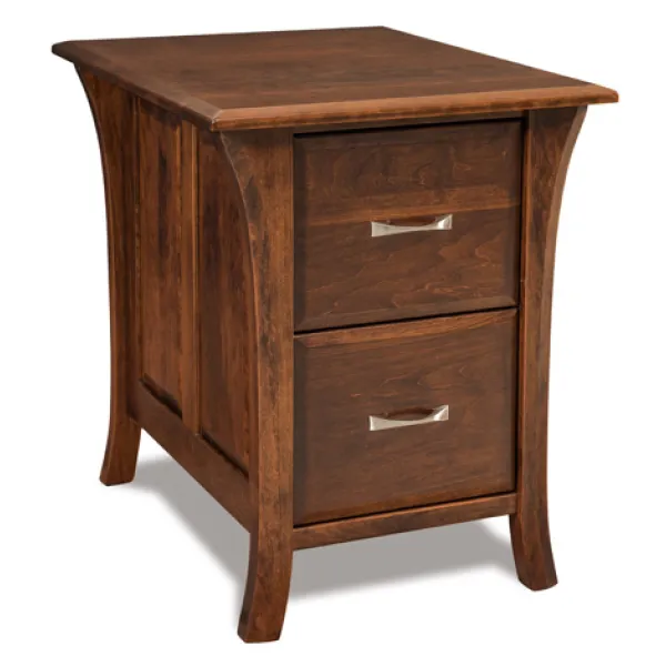 Ensenada 2 Drawer File Cabinet with Unfinished Back