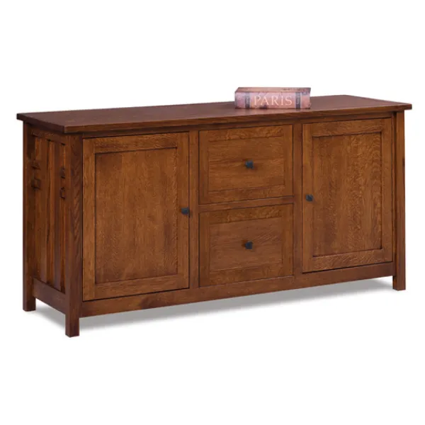 Kascade 2 Drawer 2 Door Lateral File Console