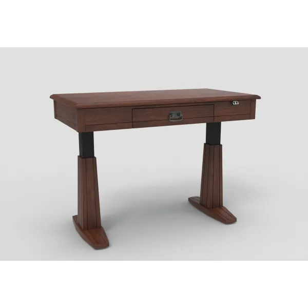 Amish Grant Sit-To-Stand Solid Wood Writer's Desk