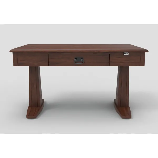 Amish Grant Sit-To-Stand Solid Wood Writer's Desk