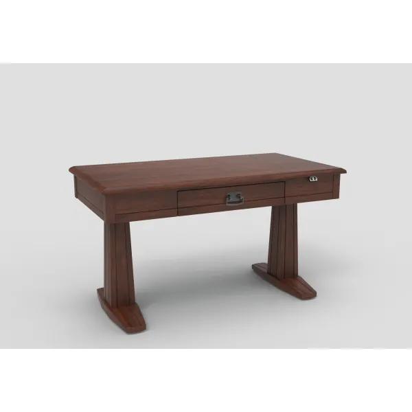 Amish Grant Sit-To-Stand Solid Wood Writer's Desk