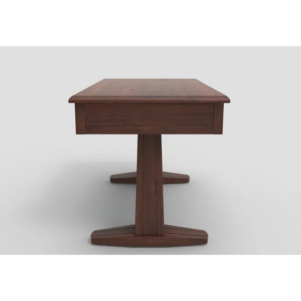 Amish Grant Sit-To-Stand Solid Wood Writer's Desk