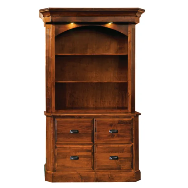 Classic Saturn File Cabinet with Hutch