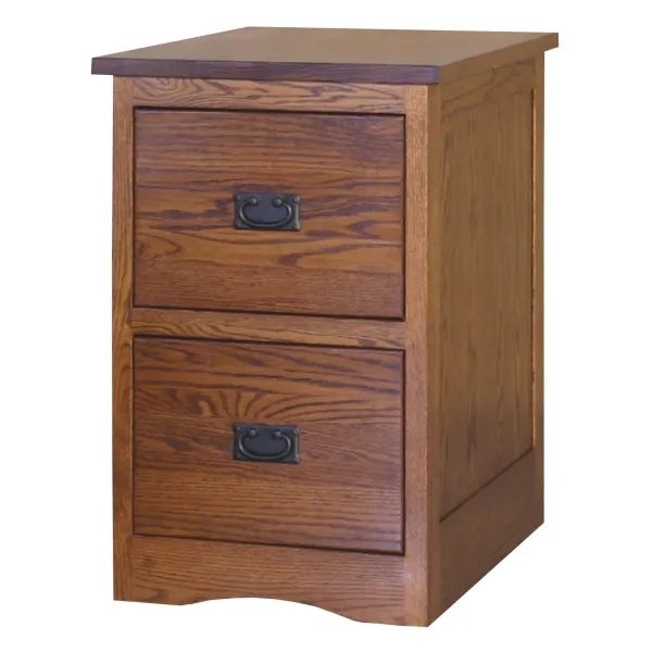 Mission File Cabinet w/ Flush Flat Front
