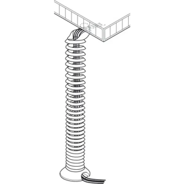 Spiral Design Cable Guide
