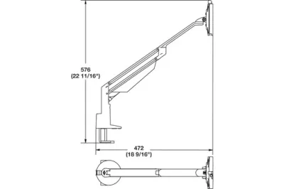 CLU II Single Monitor Arm