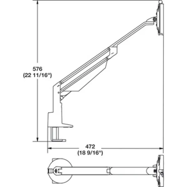 CLU II Single Monitor Arm