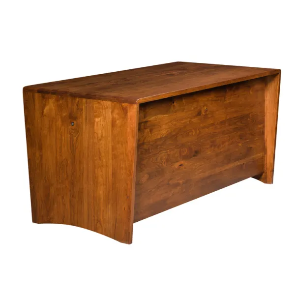 Amish Nova Adjustable Sit-to-Stand Solid Wood Executive Desk