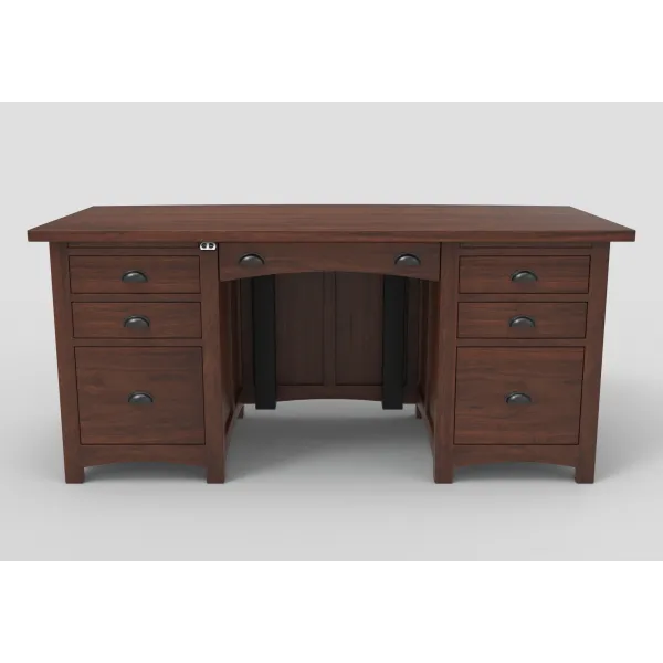 Amish Built Oakwood Adjustable Lift-top Executive Desk