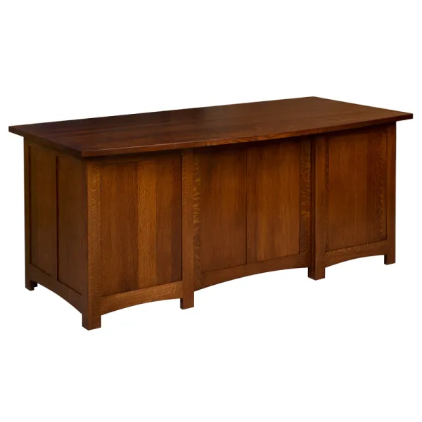 Amish Built Oakwood Adjustable Lift-top Executive Desk