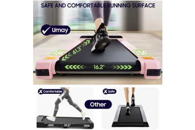 Quiet Under Desk Walking Pad, Treadmill for Walking Jogging Running