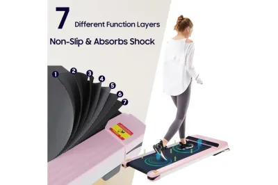 Quiet Under Desk Walking Pad, Treadmill for Walking Jogging Running