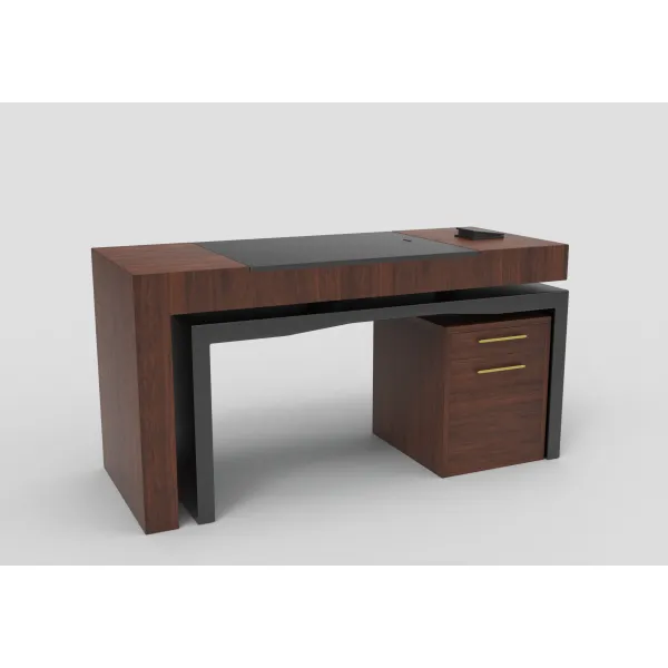 Amish Smart Desk with Adjustable Height Lift Top 
