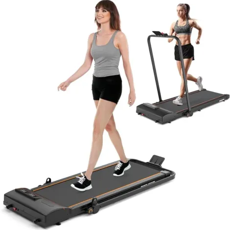 Treadmill-Walking Pad-Under Desk Treadmill, 2 in 1 Folding Treadmill 265 lbs Capacity  Treadmill-Walking Pad-Under Desk Treadmill, 2 in 1 Folding Treadmill 265 lbs Capacity