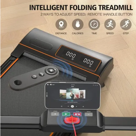 Treadmill-Walking Pad-Under Desk Treadmill, 2 in 1 Folding Treadmill 265 lbs Capacity  Treadmill-Walking Pad-Under Desk Treadmill, 2 in 1 Folding Treadmill 265 lbs Capacity