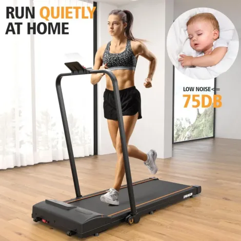 Treadmill-Walking Pad-Under Desk Treadmill, 2 in 1 Folding Treadmill 265 lbs Capacity  Treadmill-Walking Pad-Under Desk Treadmill, 2 in 1 Folding Treadmill 265 lbs Capacity