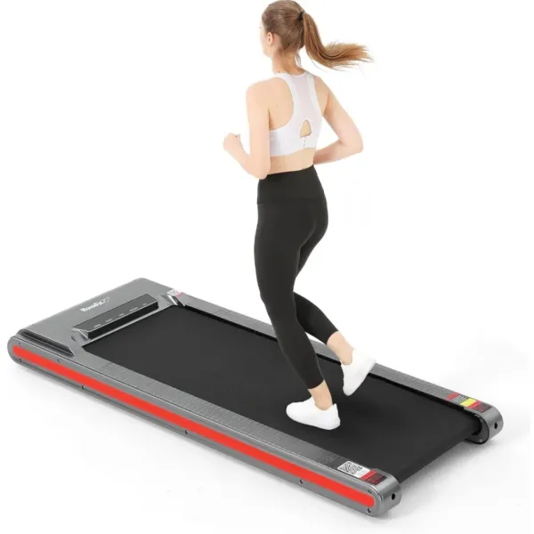Under Desk Treadmill with Bluetooth APP and Music for iPad and Phone - 300 lbs Weight Capacity