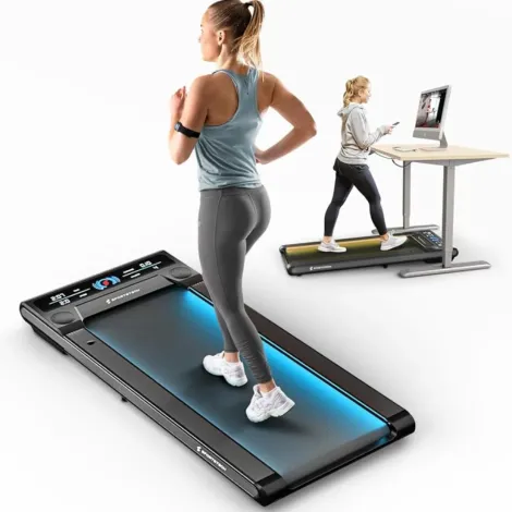 Walking Pad Treadmill Under Desk with Remote Control - 300 lbs Maximum Weight Capacity Walking Pad Treadmill Under Desk with Remote Control - 300 lbs Maximum Weight Capacity