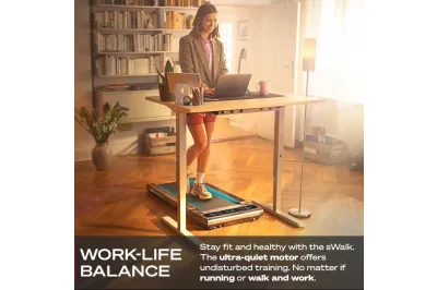 Walking Pad Treadmill Under Desk with Remote Control - 300 lbs Maximum Weight Capacity