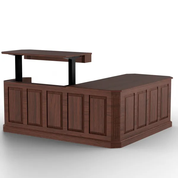 Fifth Avenue L Desk with Adjustable Return