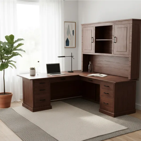 Urban Executive L-Desk with Adjustable Return