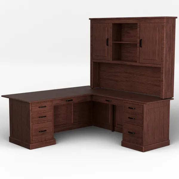 Urban Executive L-Desk with Adjustable Return