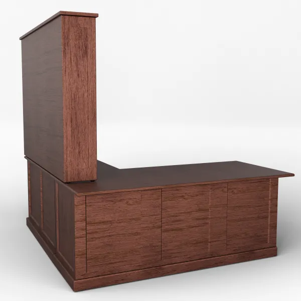 Urban Executive L-Desk with Adjustable Return