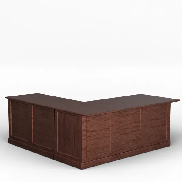 Urban Executive L-Desk with Adjustable Return