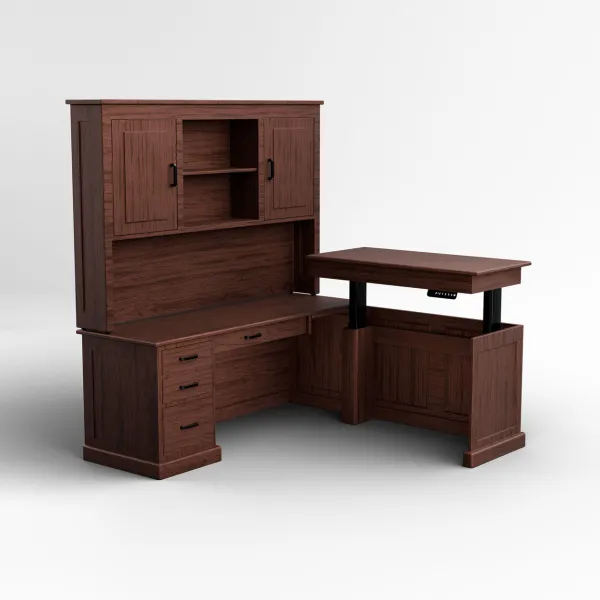 Urban L Desk with Adjustable Return