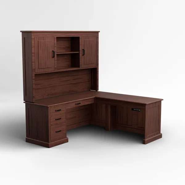 Urban L Desk with Adjustable Return