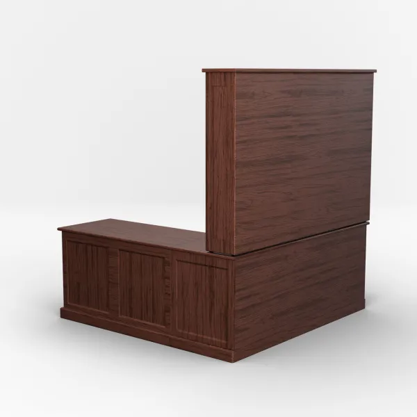 Urban L Desk with Adjustable Return