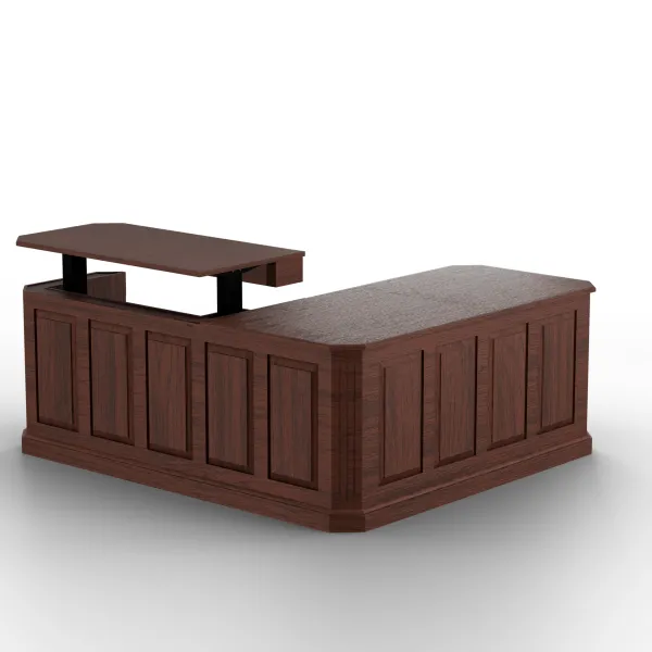 Urban L Desk with Adjustable Return