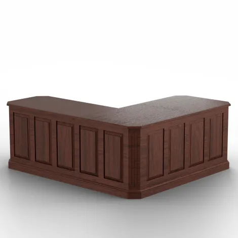 Urban L Desk with Adjustable Return