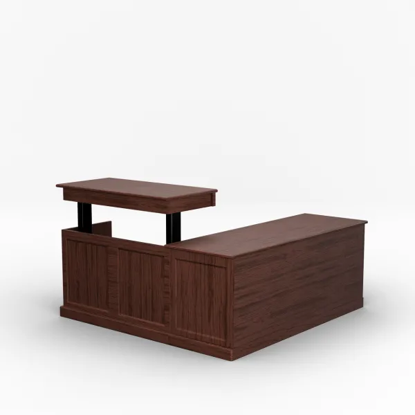 Urban L Desk with Adjustable Return
